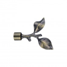 Наконечник "Ветвь", Золото антик , Ø25мм